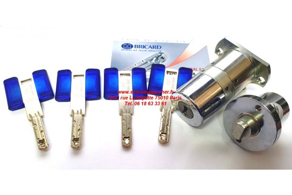 cylindre bricard chifral pour serrure bricard supersurete